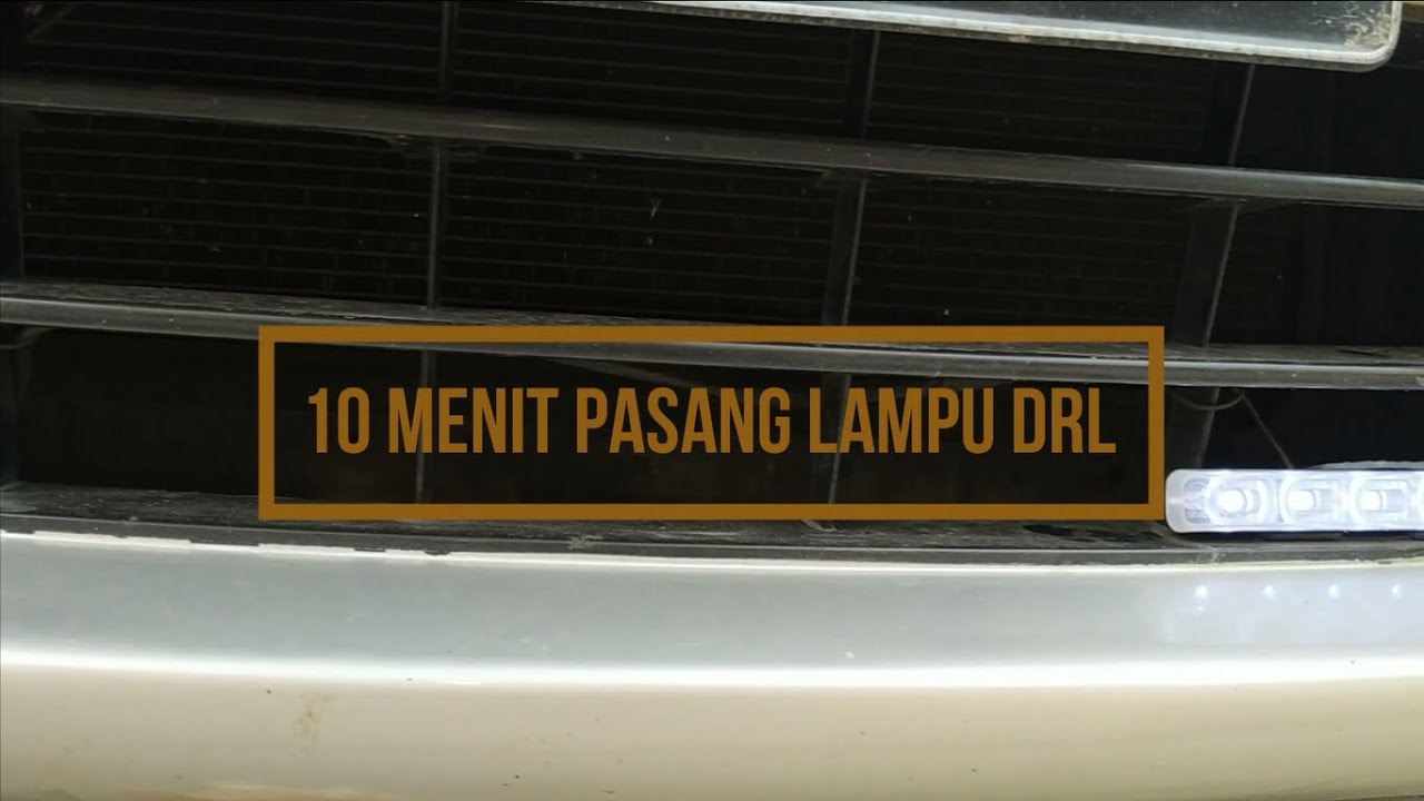 10 Menit pasang lampu DRL, always on. Gampang banget!!!!