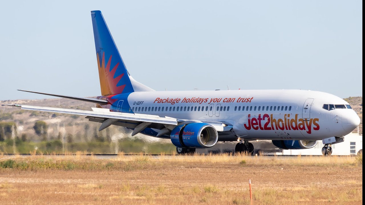 Early Morning Close-Up Plane Spotting at Alicante Airport - Many Loud Departures!