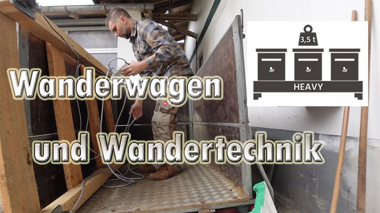 Imker Wanderwagen und Wandertechnik