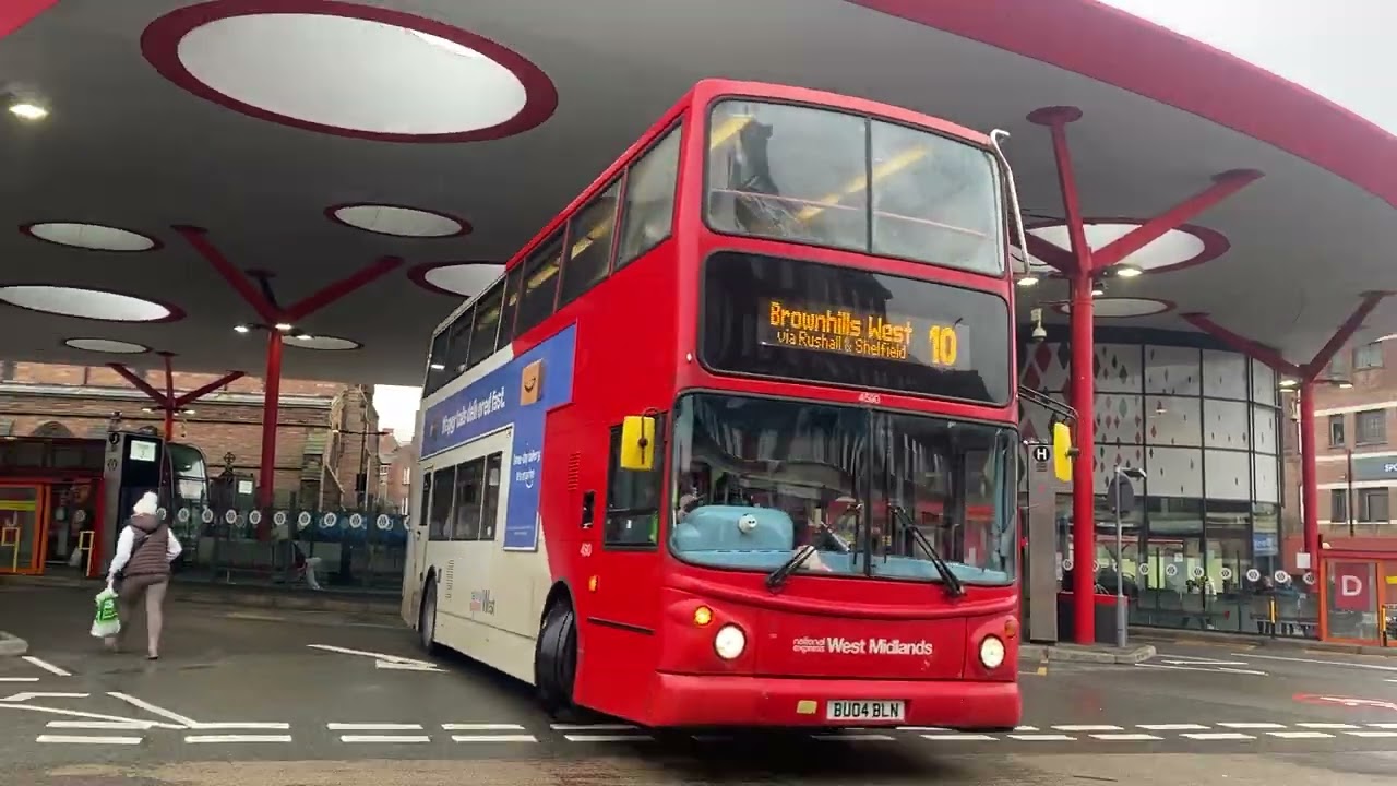 National Express West Midlands Alx400 4590 Bus Route 10 Brownhills West 