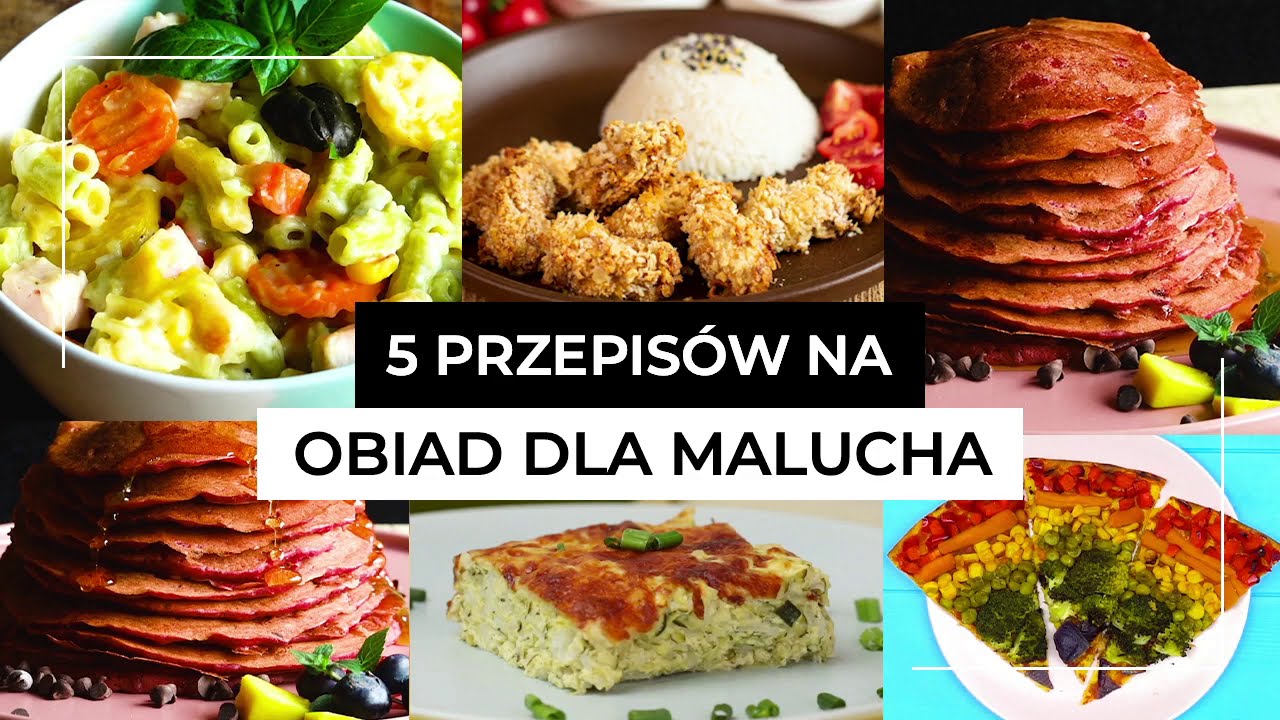 5 pomysłów na pyszny obiad dla malucha 😉  Nie odmówi im nawet największy niejadek 😍