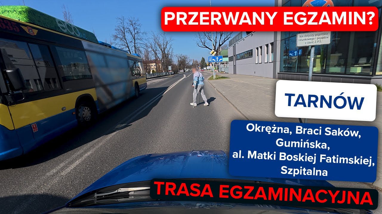 Egzamin państwowy. Egzamin na prawo jazdy Tarnów.