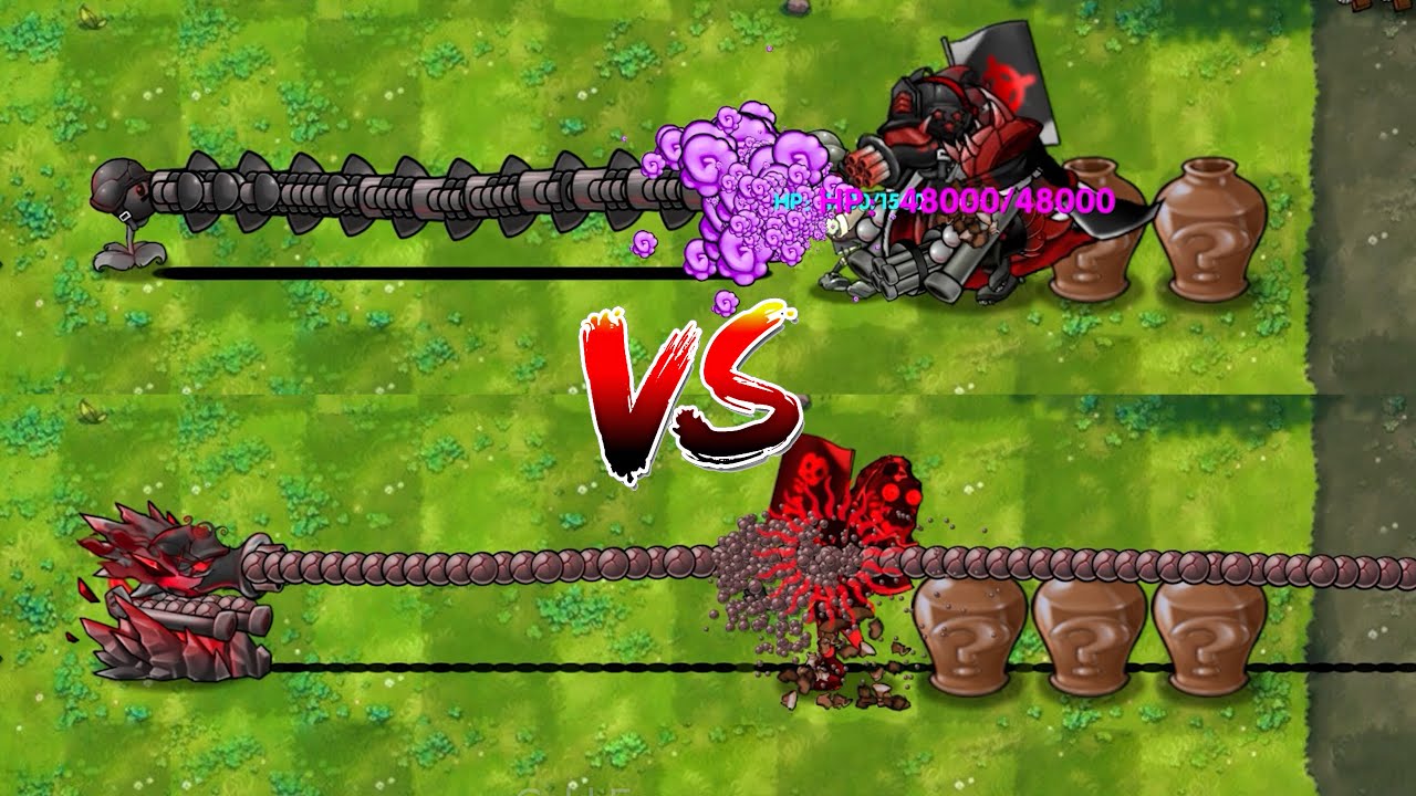 PvZ Fusion 3.2 - All Pea Plants With Rapid Fire Vs 4 Random Zombie Vase Breakers -P97-What team win?