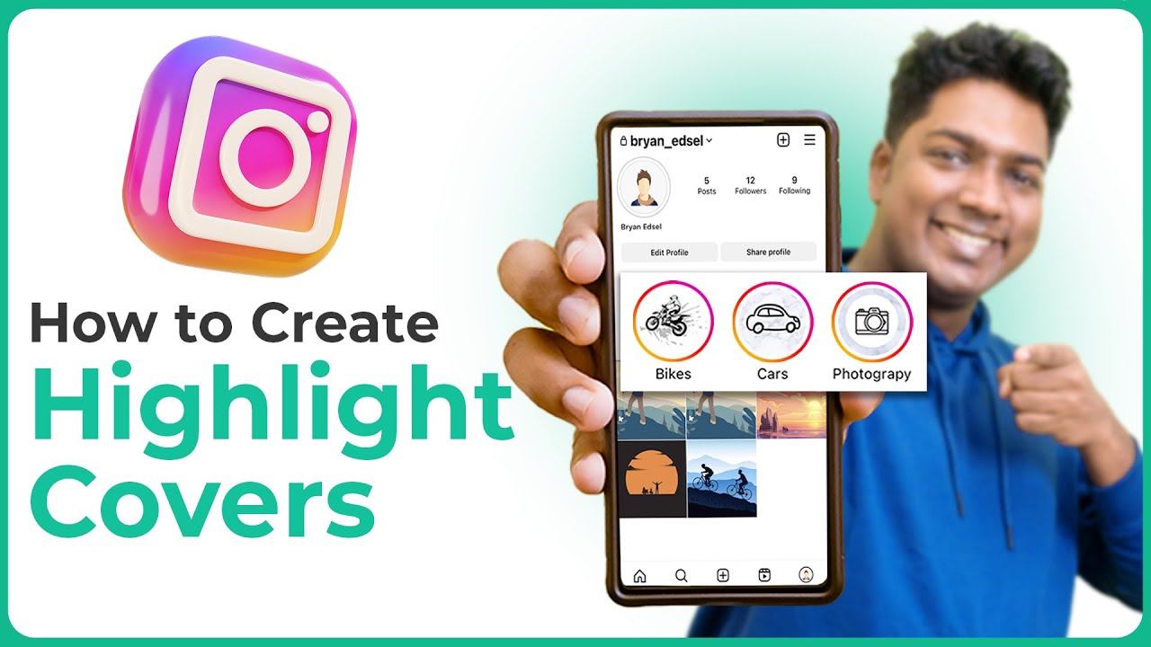 Как создать обложки для актуальных историй в Instagram — 2024