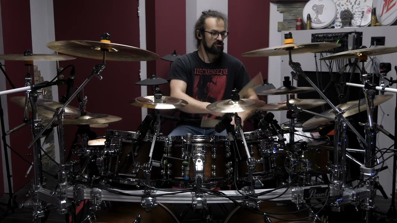 Unlocked - "Last Anesthesia" - Drums Recording Video.
