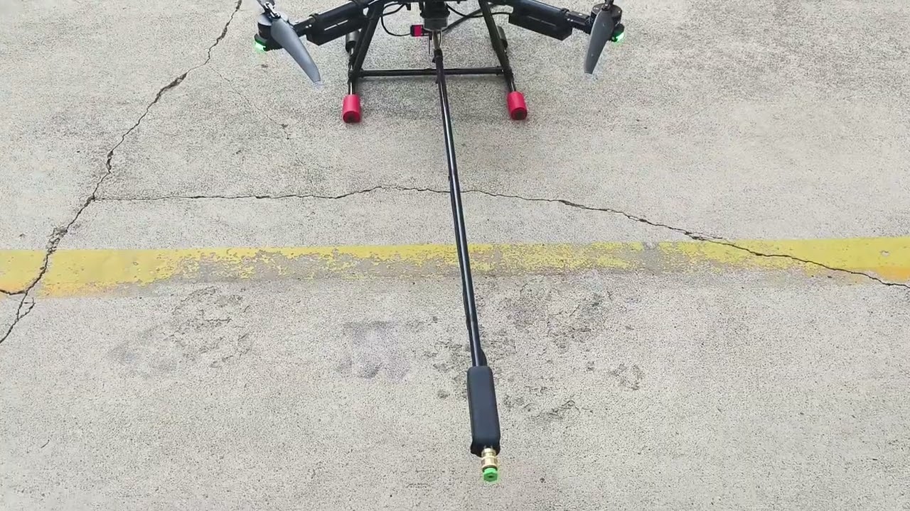 JTC10 facade cleaning drone with rotate nozzle