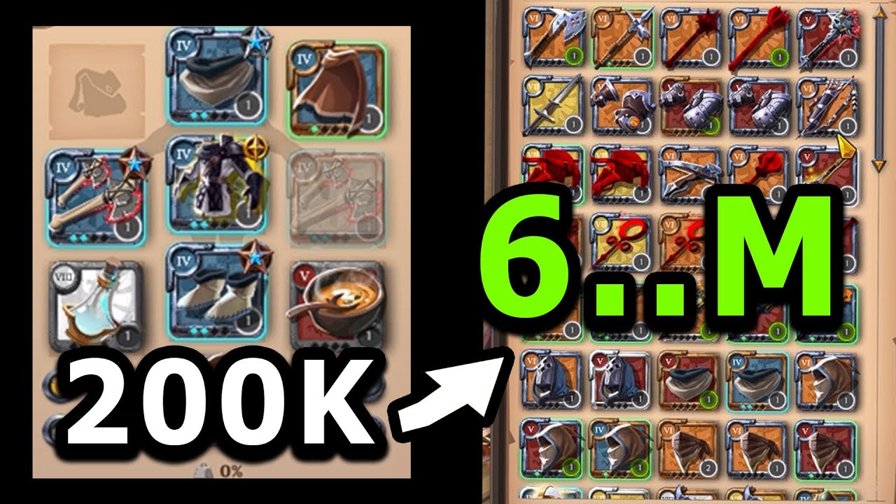 HOW TO MAKE 200K BUILD TO 6 MILLION SILVER  - Albion Online