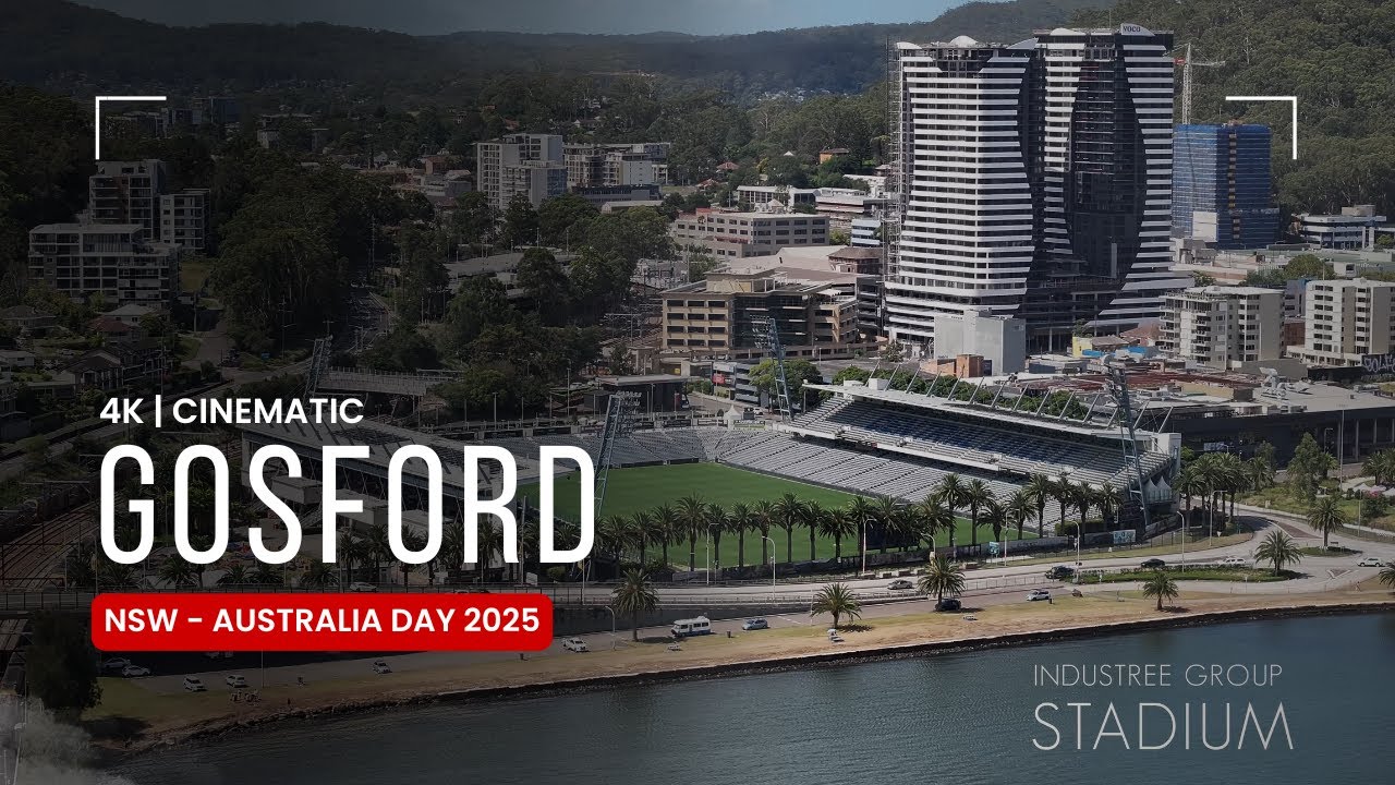 Gosford NSW Australia | 4K Drone Video | Australia Day 2025 | Drifters Wharf