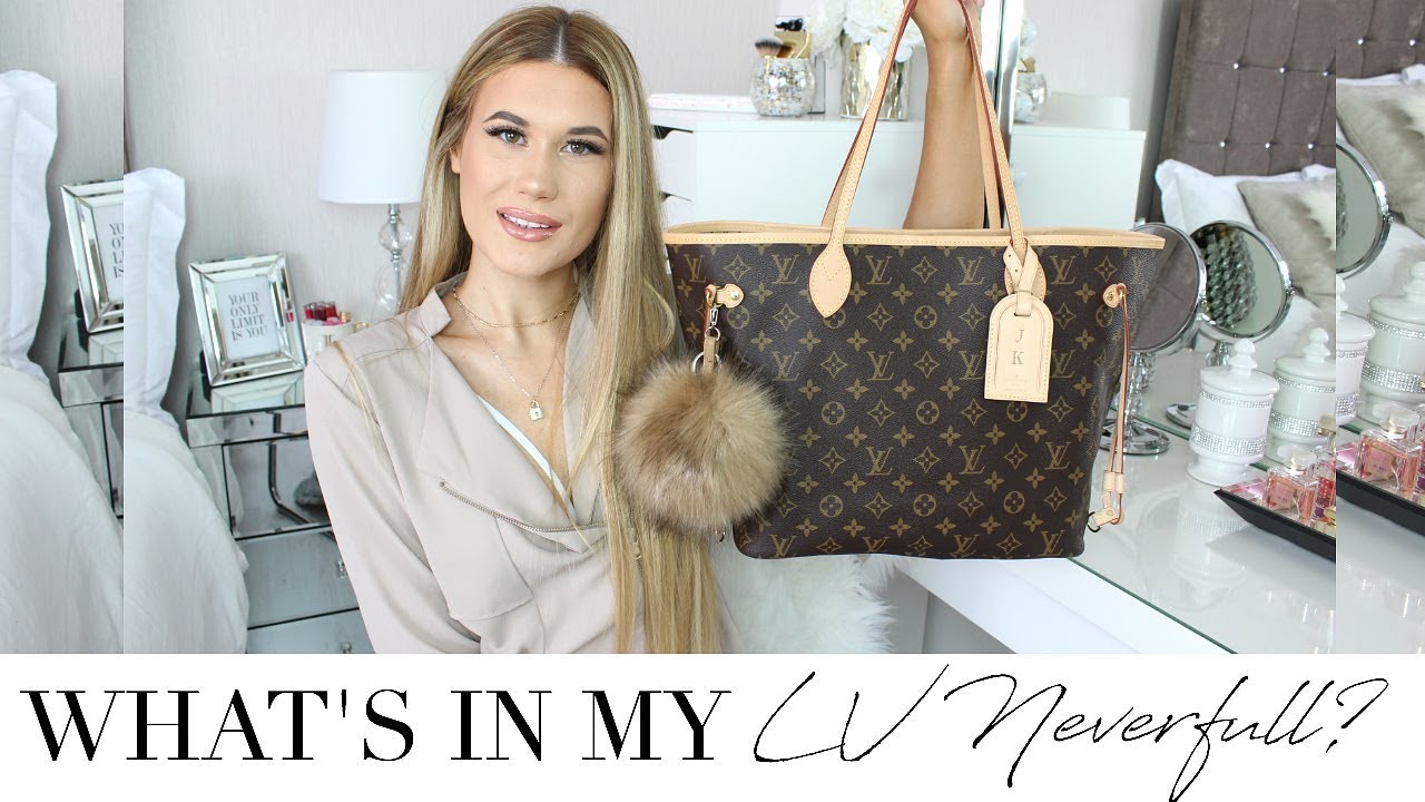 What's In My Carry On Bag? Louis Vuitton Neverfull MM