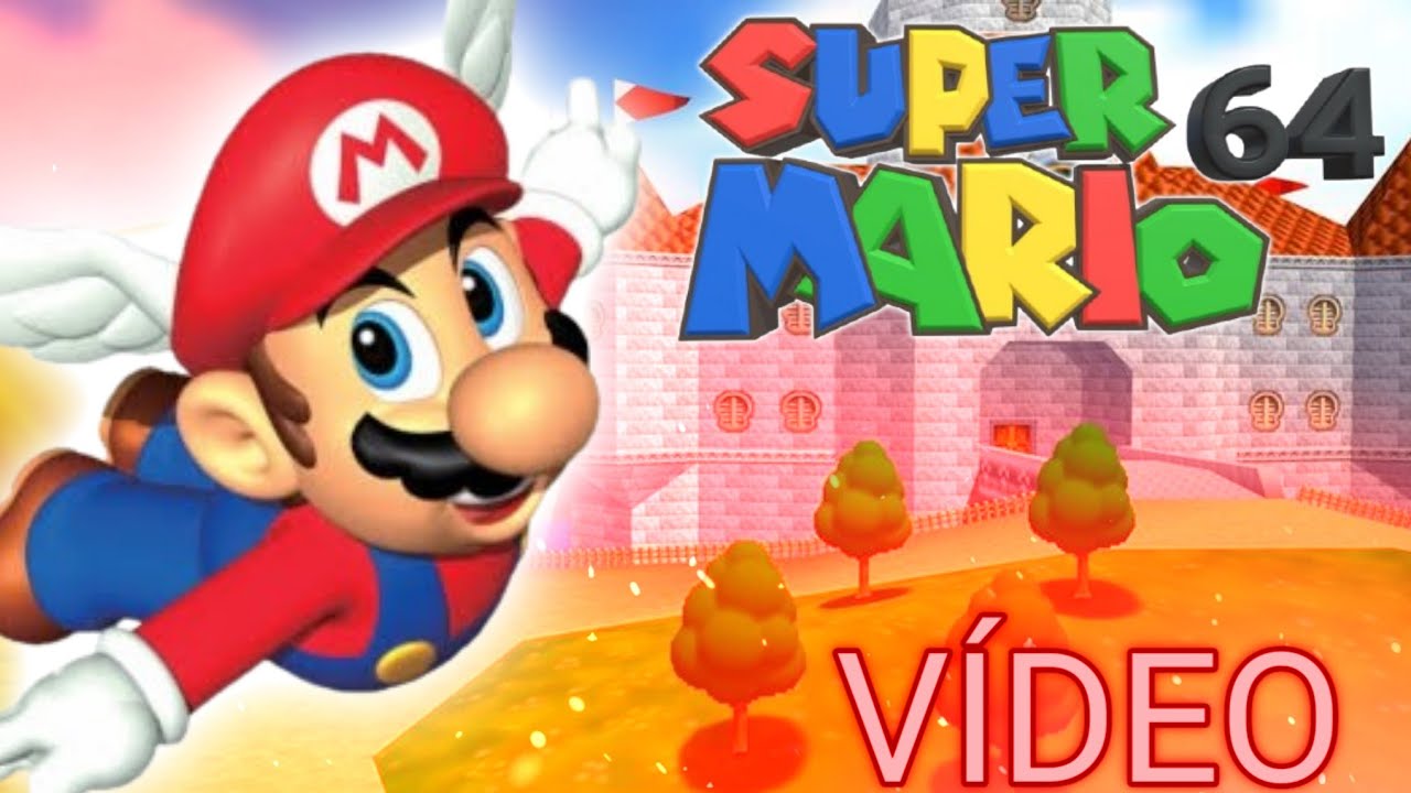 Jogando super mario 64 Parte 3