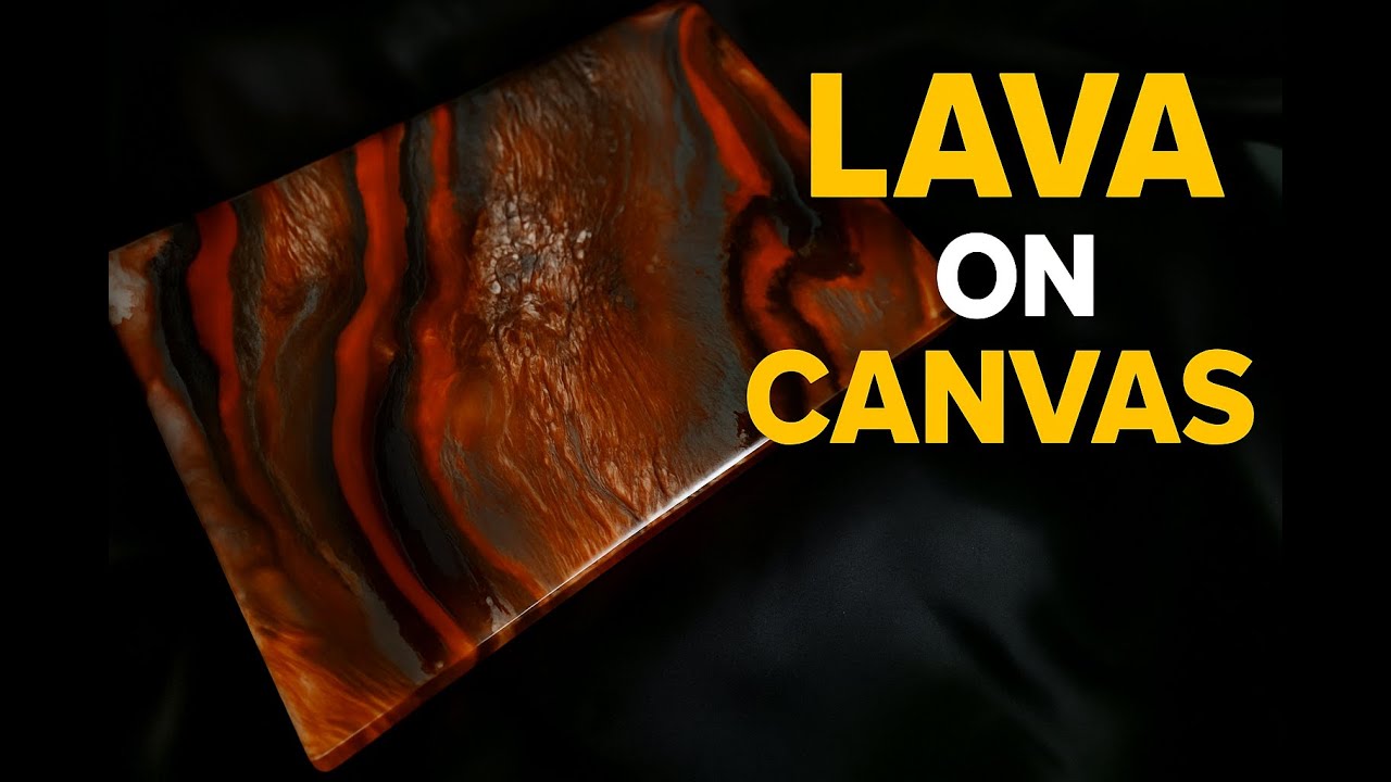I Made a Stunning Resin Wall Art That Looks Like Lava & Stone 🔥 | NovaResin