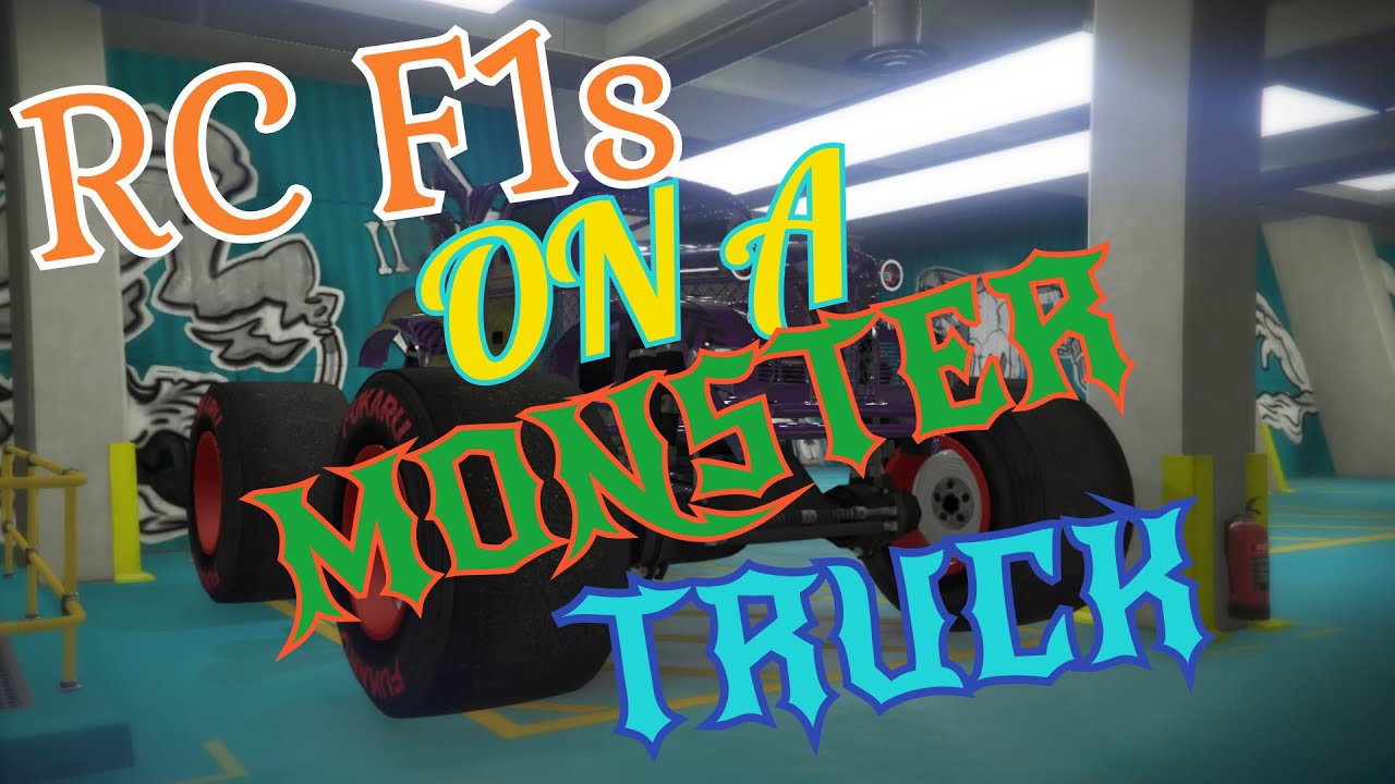 RC F1 Merge Glitch ON A MONSTER TRUCK