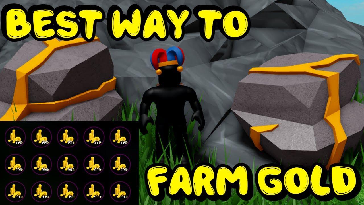Best Way To Farm Gold - Roblox Survival Game