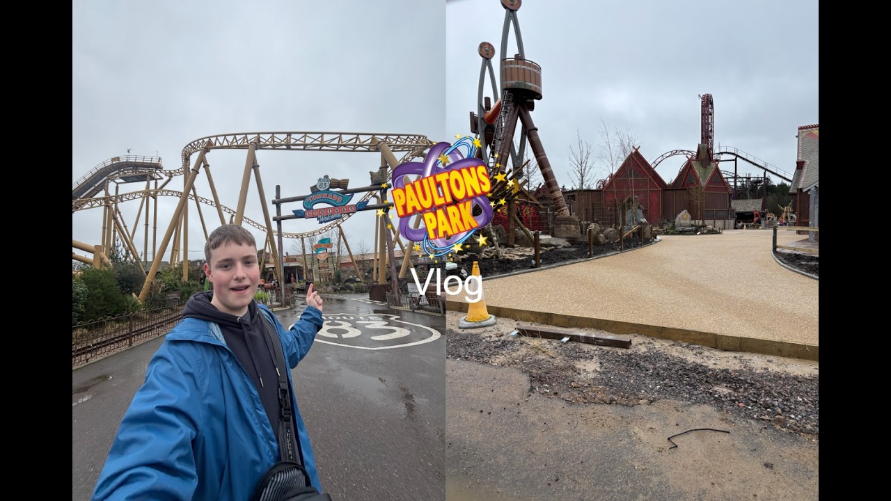Paultons park vlog 21 February 2026 : First theme park visit of the year!