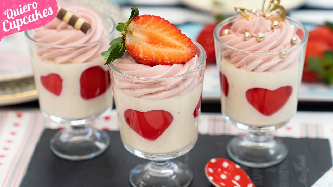 💘 PANNA COTTA ESPECIAL SAN VALENTÍN 💘 | QUIERO CUPCAKES