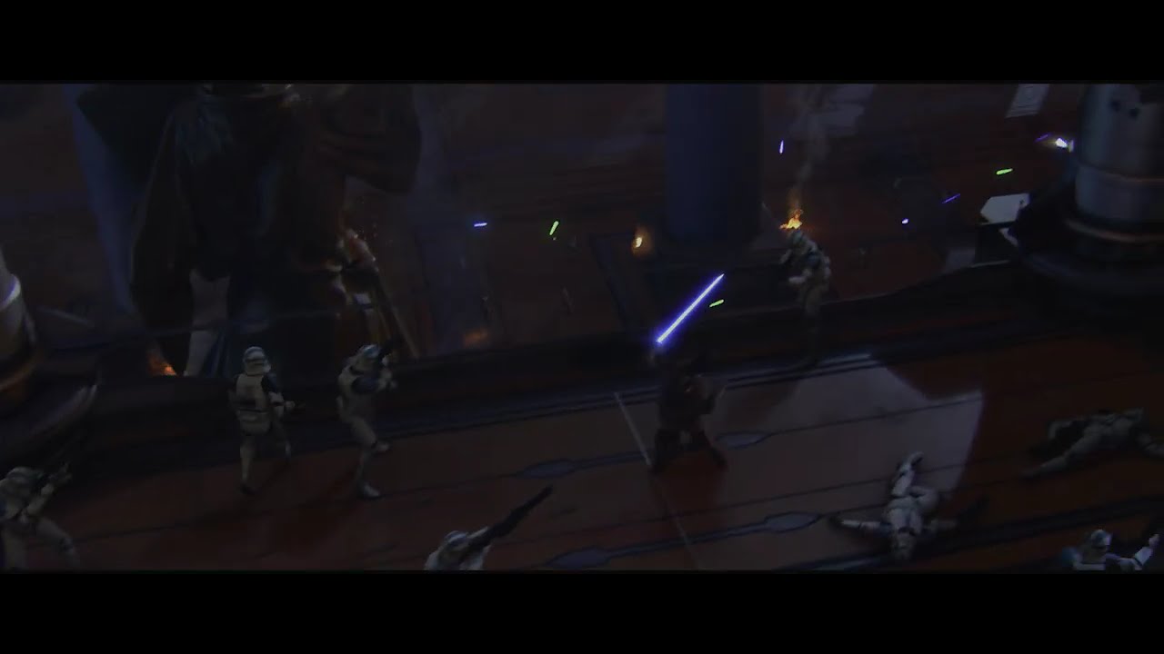Attack on Jedi Temple (Order 66) - Anakin kill the younglings scene