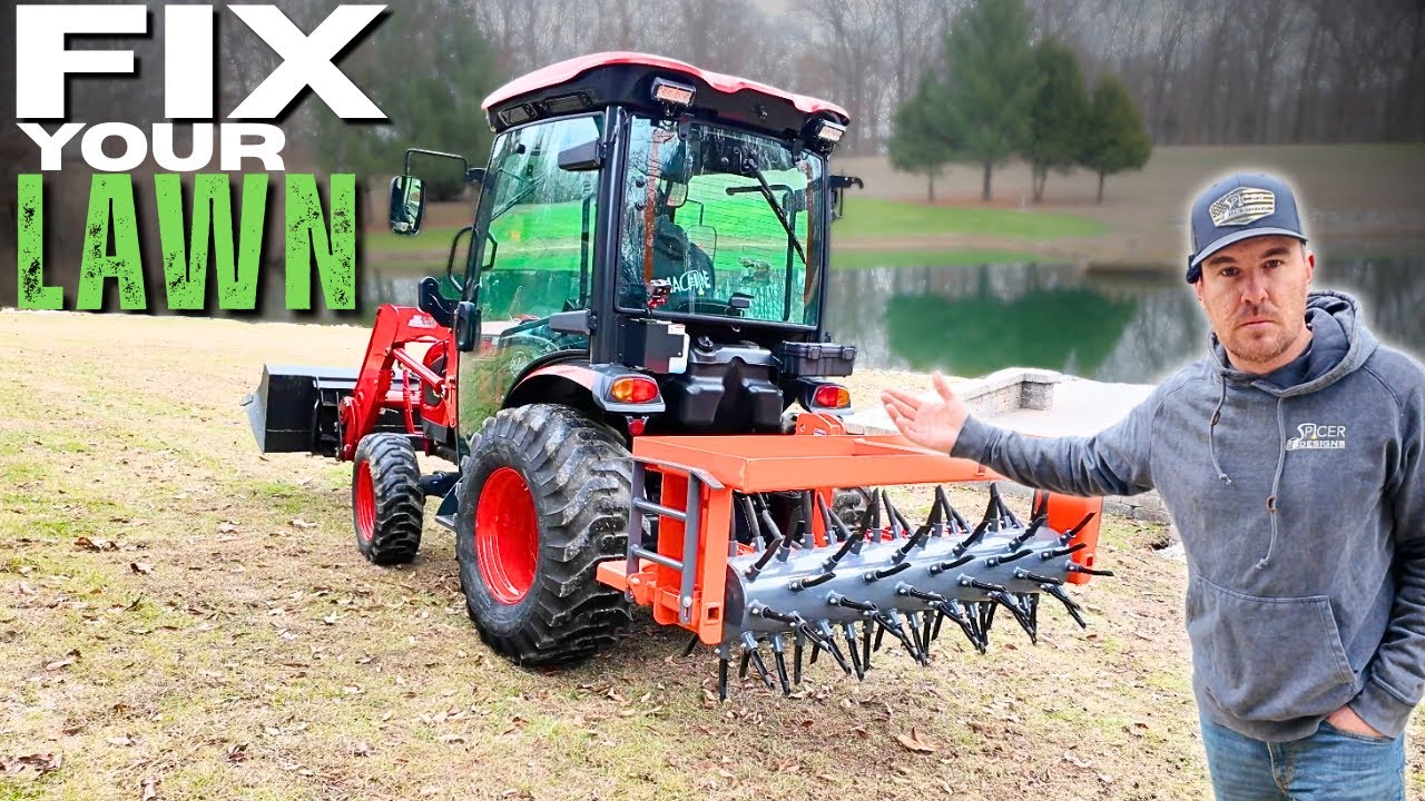 Fixing My Destroyed Lawn With a MechMaxx Core Aerator...