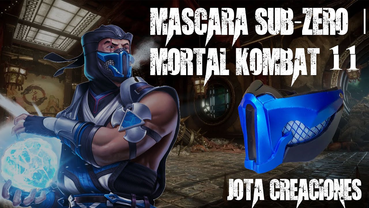 COMO HACER LA MASCARA DE SUB-ZERO | MORTAL KOMBAT 11