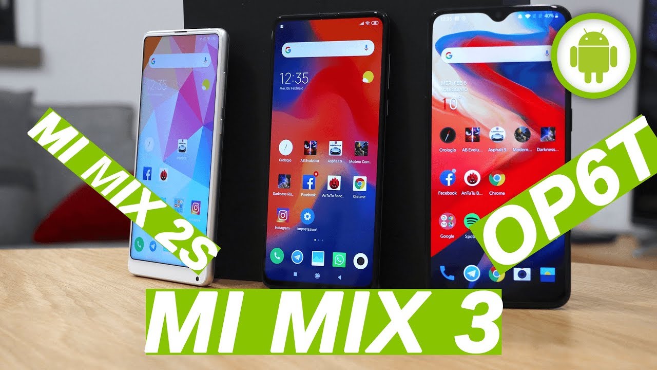 XIAOMI MI MIX 3 in ITALIA: meglio di MI MIX 2S e OnePlus 6T?
