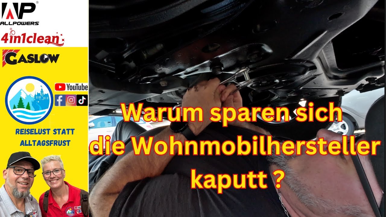 Fiat Ducato Wohnmobil ohne Motorschutz/Unterfahrschutz: Nachrüstung in 10 Minuten! #camping
