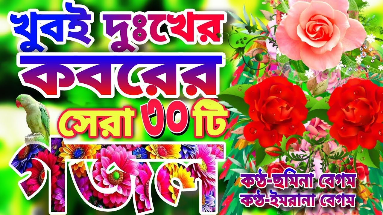 খুবই দুঃখের কবরের কষ্টের মায়াবী কন্ঠে সেরা ৩০টি মন প্রাণ জুড়ানো গজল|islamic song।সাদা কাপড় পরাইয়া