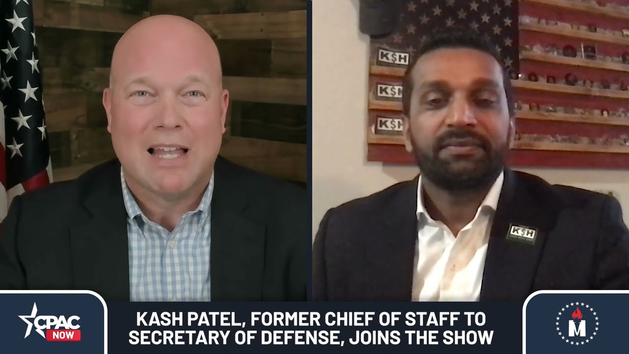 Kash Patel, former DOD Chief of Staff joins Liberty & Justice with Matt Whitaker Episode 19