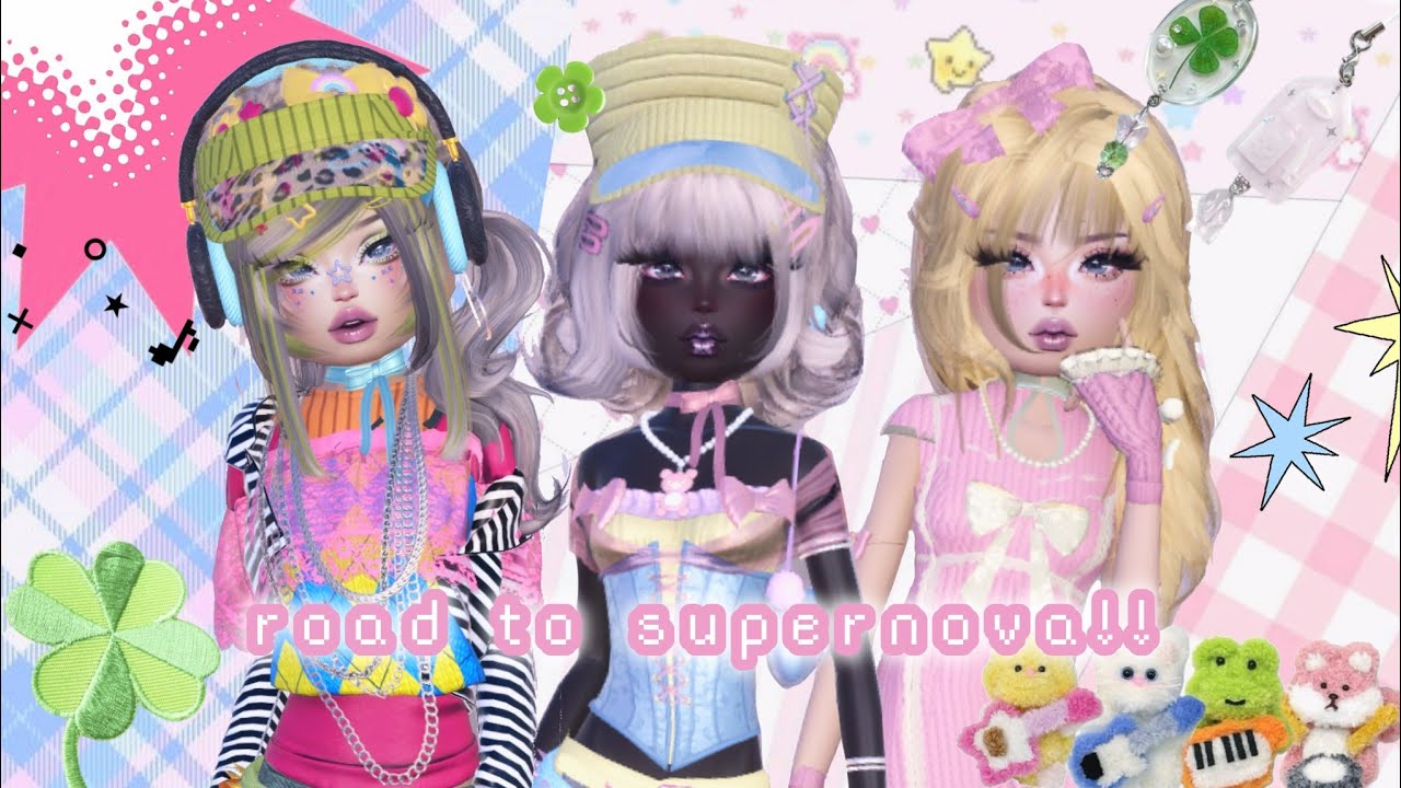  ‧₊˚ ⋅road to supernova pt.8🍀playing dress to impress in master servers as a fashion mogul🍭˚˖𓍢ִ໋