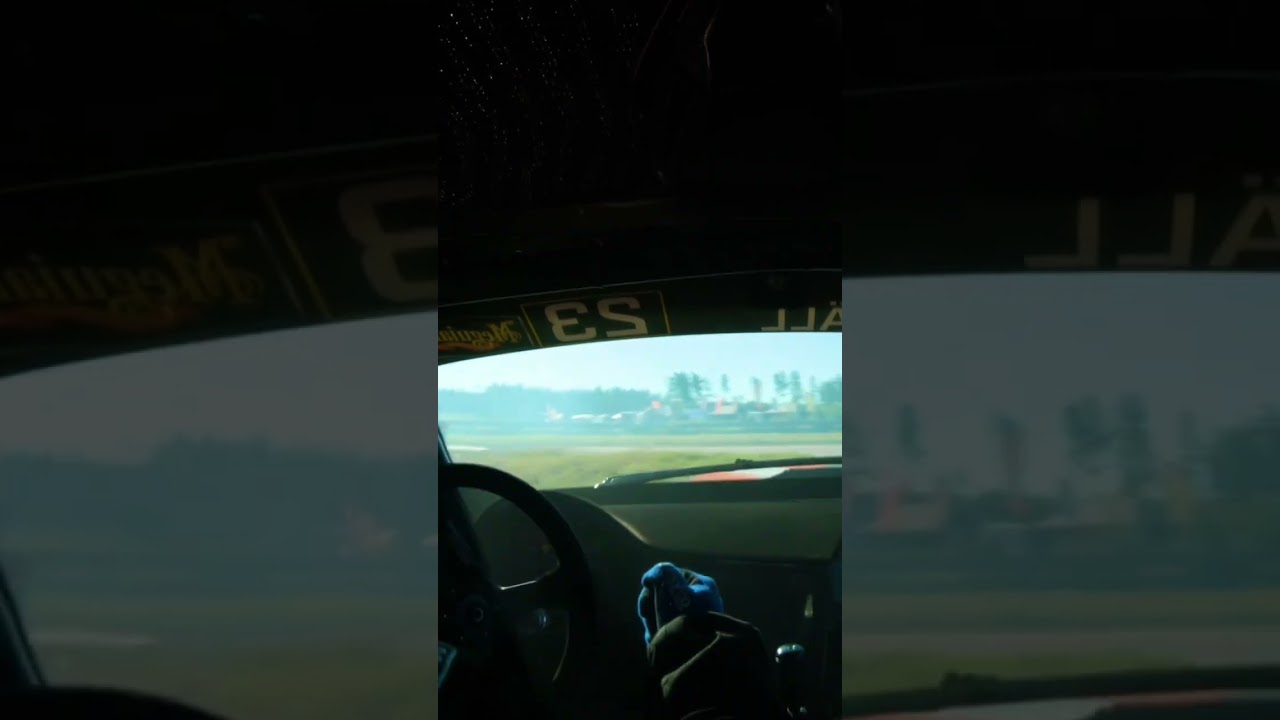 One lap at Lidk&ouml;ping drifttrack in @driftrobban6566 2jz powered BMW 🔥 #drift #car #drifting