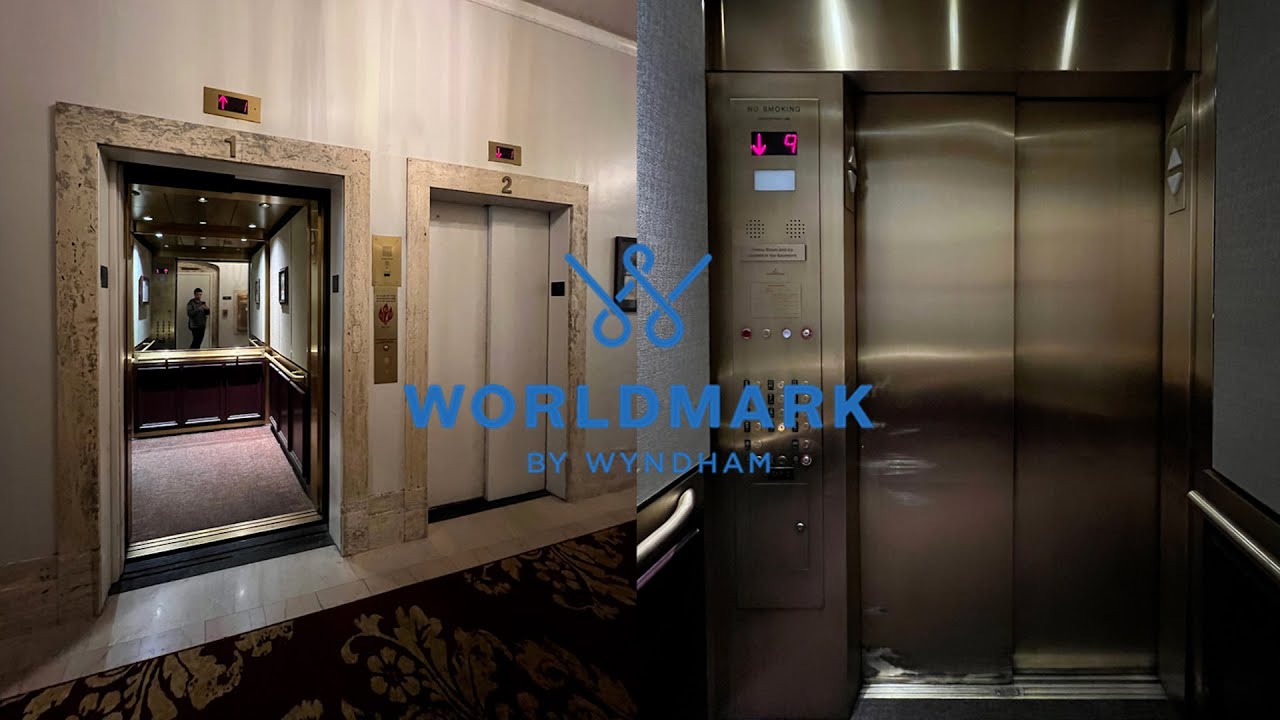 Лифты OTIS Traction Elevators - WorldMark, отель Camlin - Сиэтл, штат Вашингтон.