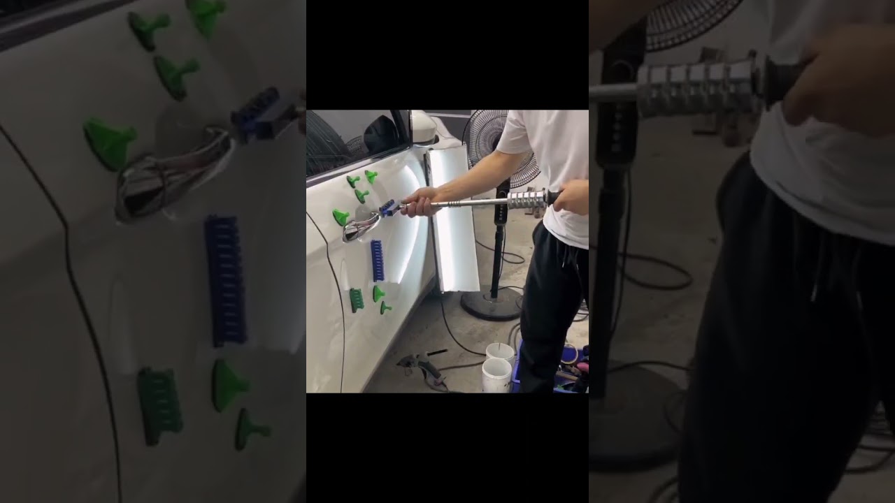 车身凹陷免漆修复