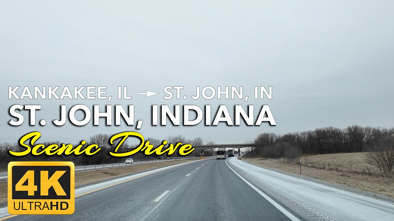 Scenic Drive from Kankakee, Illinois to St. John, Indiana | Where the Midwest Slowly Reorders Itself