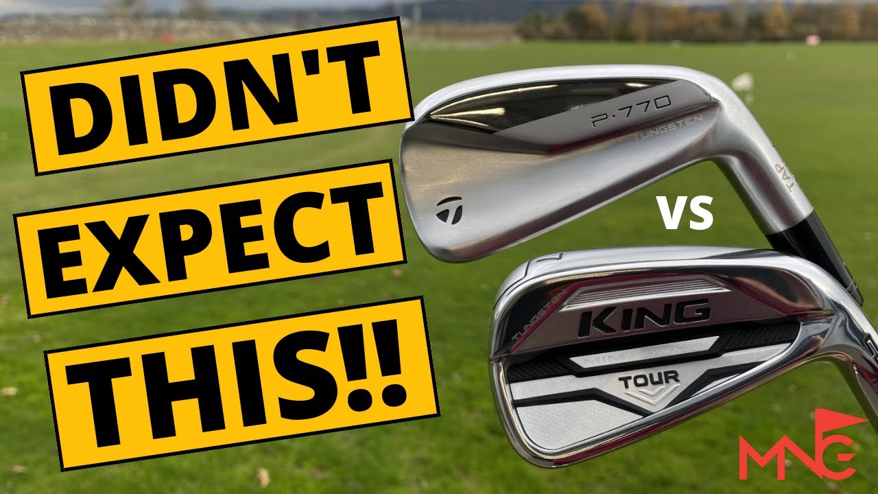 THIS SHOCKED ME! Cobra King Tour Iron v TaylorMade P770 Iron