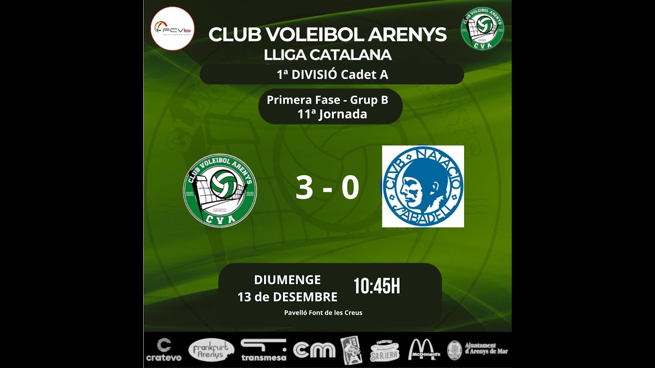 CV ARENYS - CN SABADELL BLANC