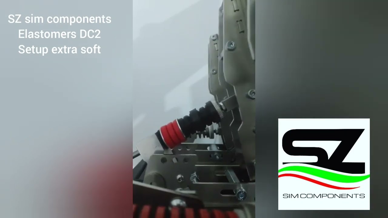 Elastomeri SZ sim components per pedaliera DC simracing, versione extra soft