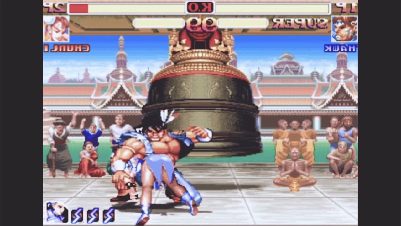 스트리트파이터 춘리가 썬더호크한테 당하는데... #스트리트파이터 #춘리 #게임 #streetfighter #Chun-Li #game