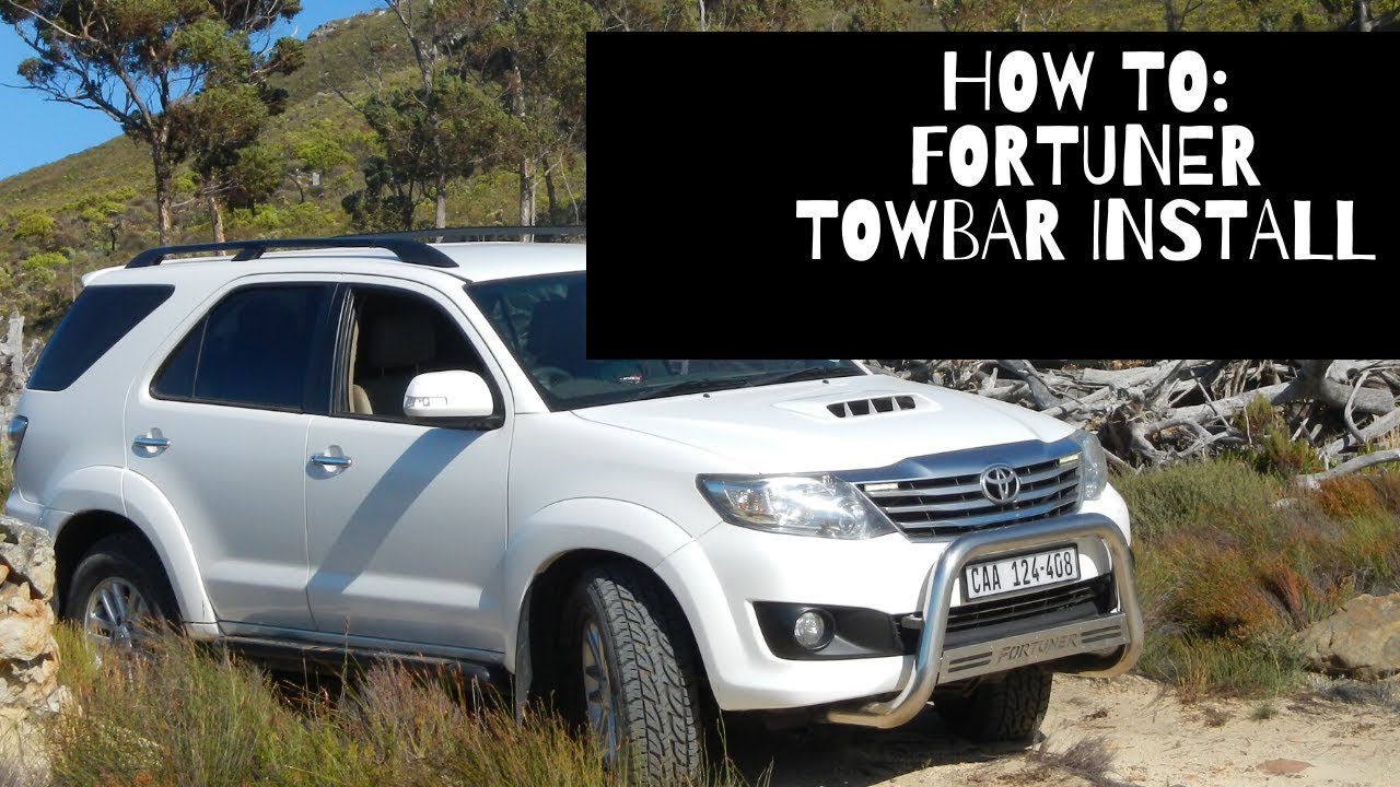 Как прикрепить фаркоп к вашему Toyota Fortuner 2011-2015 годов выпуска