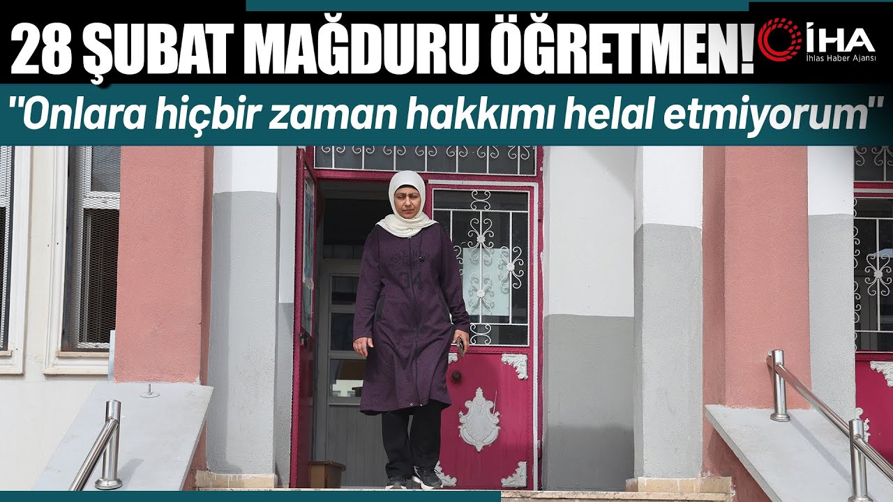 28 Şubat Mağduru Öğretmen Gözyaşları İçinde Yaşadıklarını Anlattı