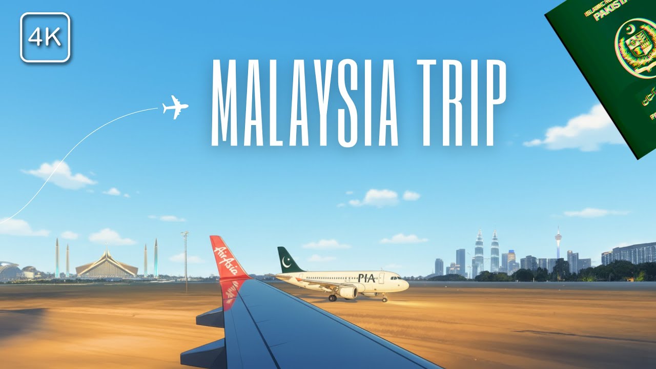 Pakistan To Malaysia | First International Travel | AirAsia 4K