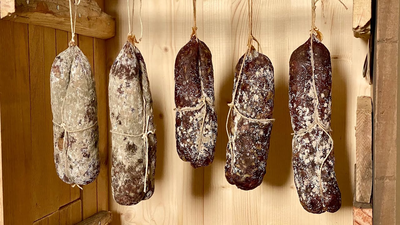 SALAME di ASINO fatto in casa 😋 Come AFFUMICARE i SALAMI utilizzando l'ESSICCATORE fatto in casa 😉