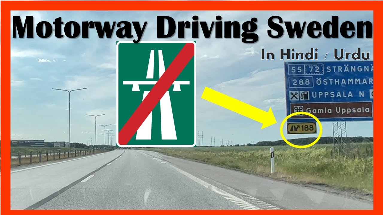 Motorway driving Sweden | motorvägskörning | Motorväg | clearway driving Sweden | highway driving