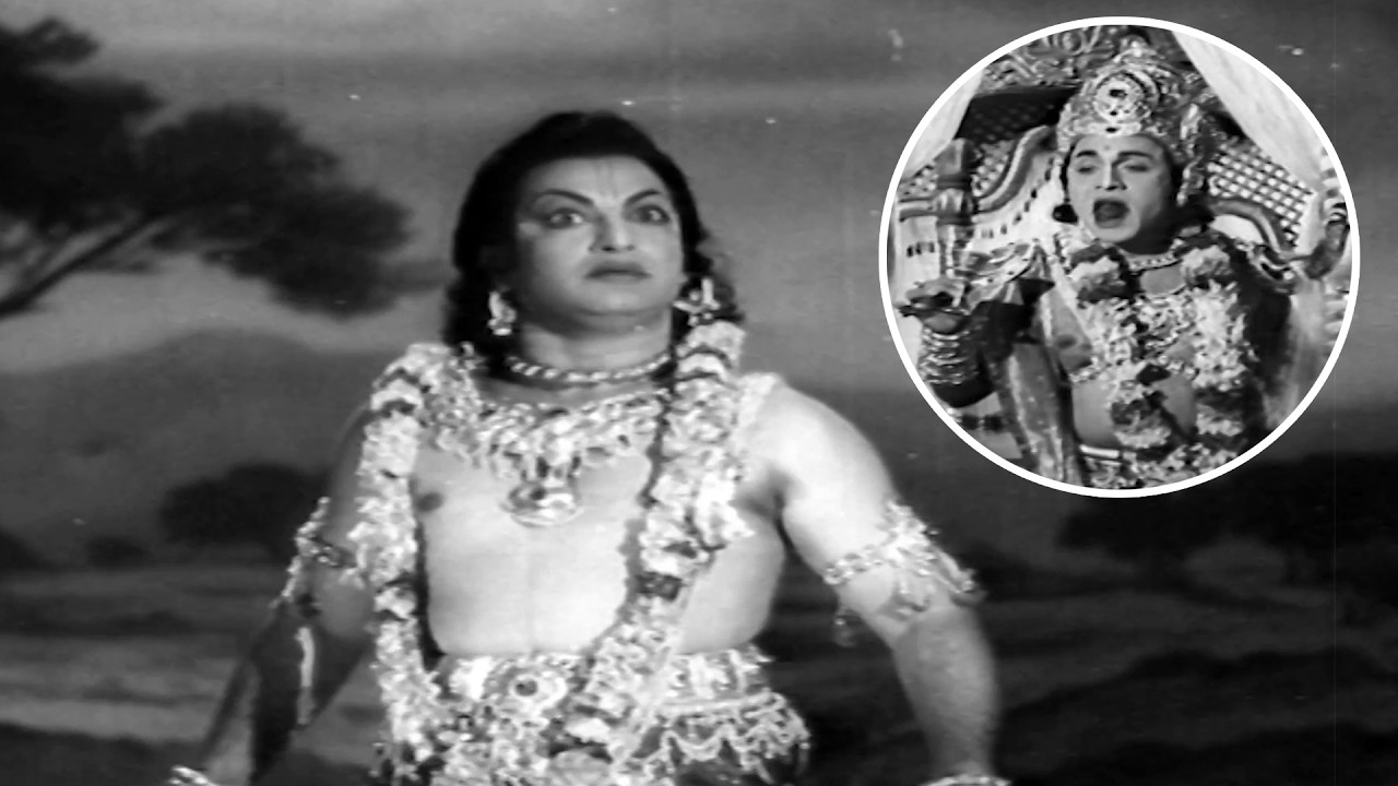 మళ్ళీ మళ్ళీ చూడాలనిపించే సన్నివేశం || Sri Krishnarjuna Yuddam || #N.T. R || #ANR