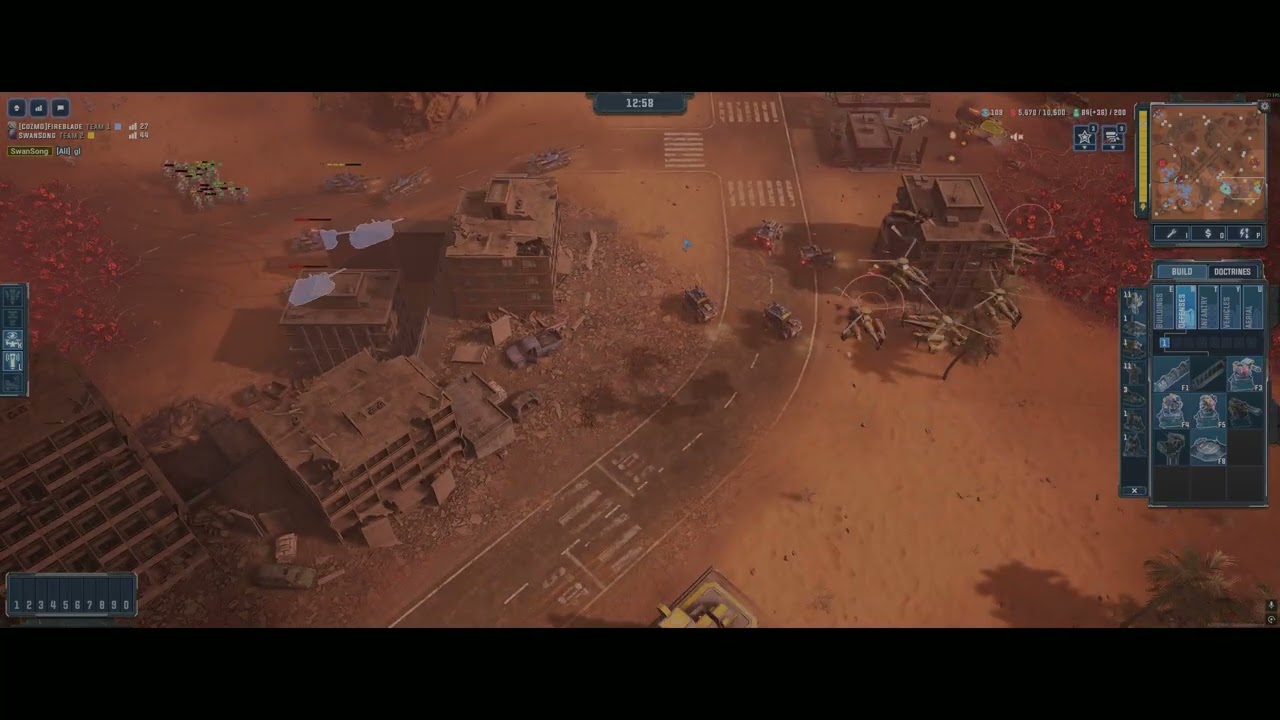 2 games with SWANSONG  back to back Tempest Rising
