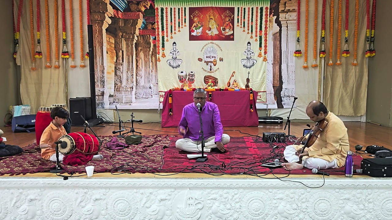 Balakrishnan Pada Malar - Dhanyasi Ragam - By Bala Subramanian Atlanta Ga