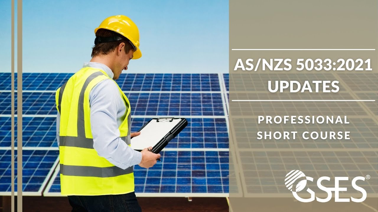 AS/NZS 5033:2021 Updates Short Course