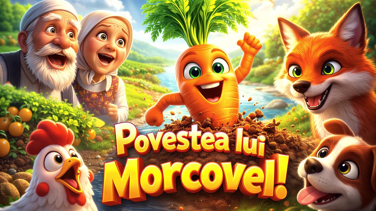 Povestea lui Morcovel 🥕– ce se întâmplă când fugi după libertate și nu asculți? | Poveste educativă