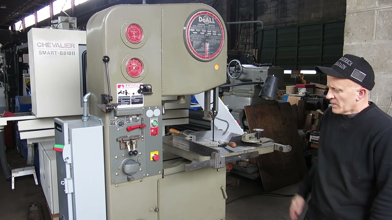 Doall Model 1612-1 Vertical Bandsaw @ Mullin Machinery of NJ