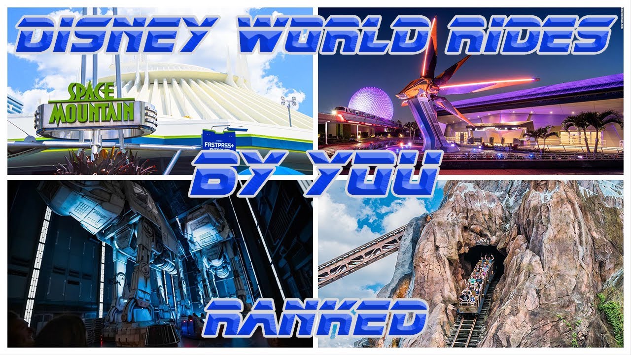 All Rides at Walt Disney World Ranked BY YOU!