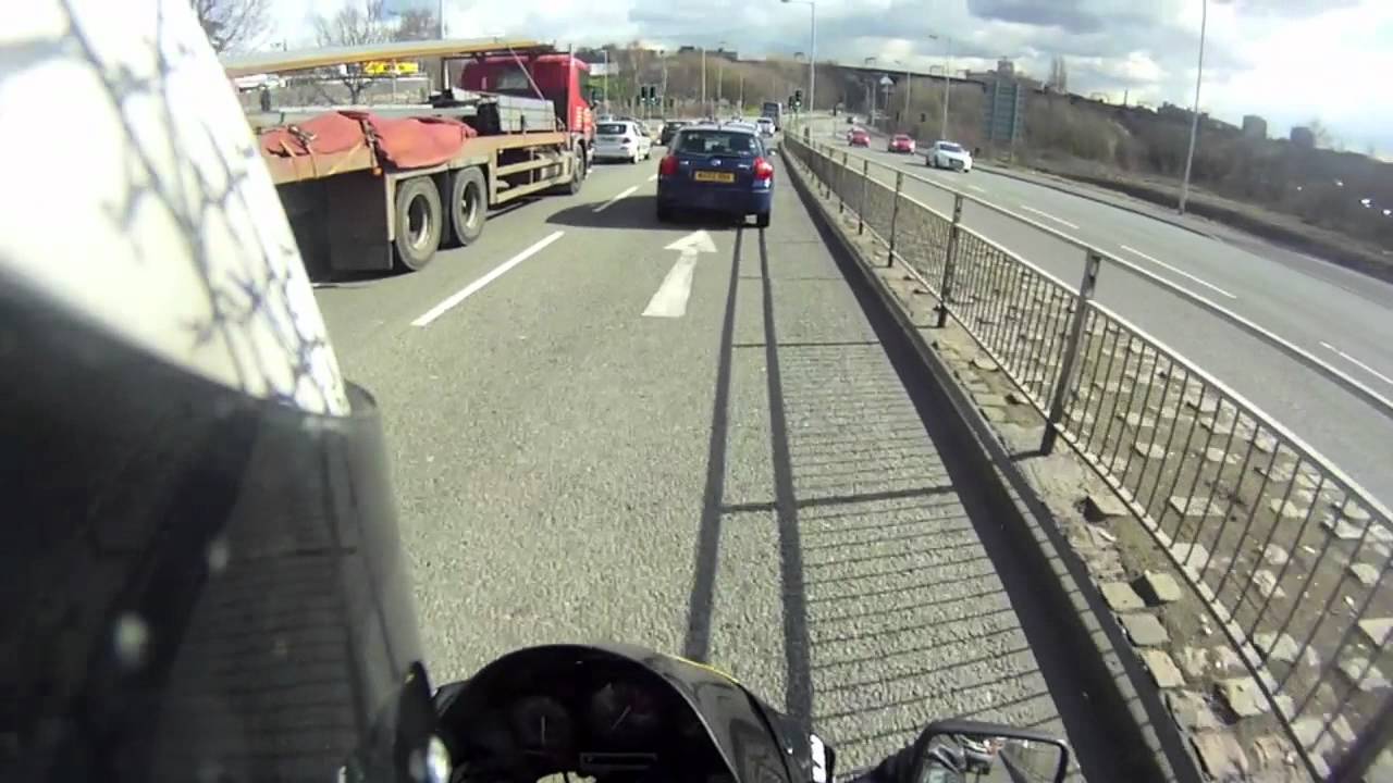 ZXR400 Go Pro - Ride to Garage, with motorway