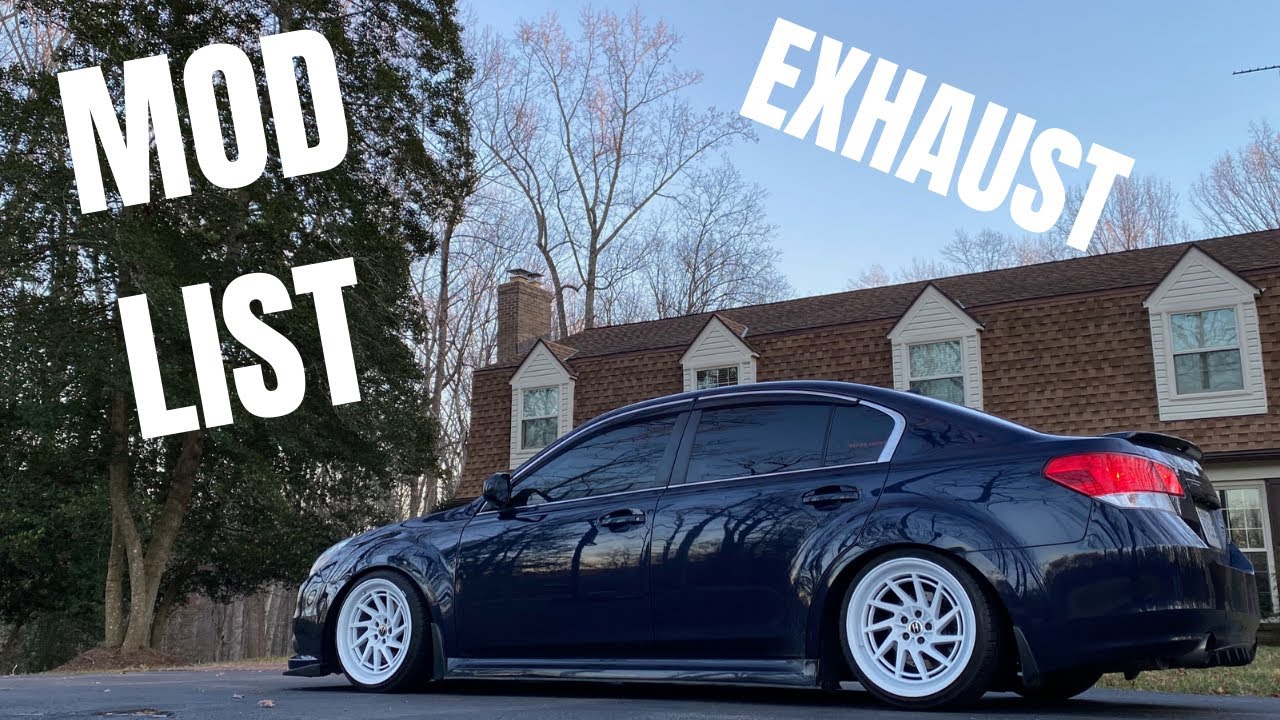 Modified Subaru Legacy 3.6R Walk Around and Exhaust