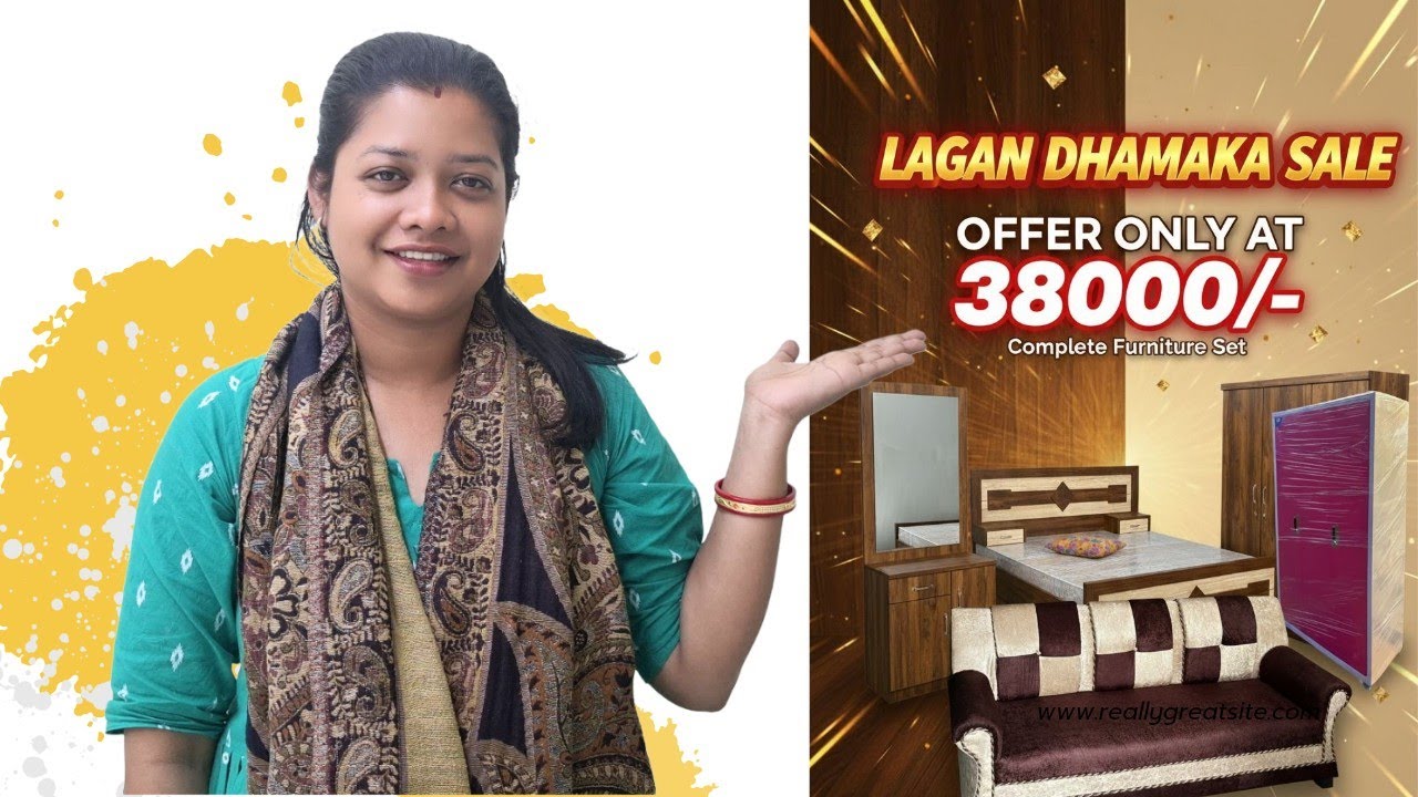 Lagan dhamaka sale || 38000/- complete furniture set || Grihsobha, Manoharpur, near Rourkela 